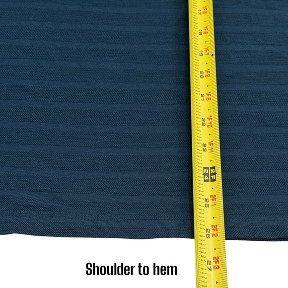 John Varvatos Textured Marine Blue Soft Knit Polo Men’s Size L - Picture 11 of 11